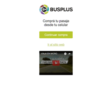 Tablet Screenshot of busplus.com.ar